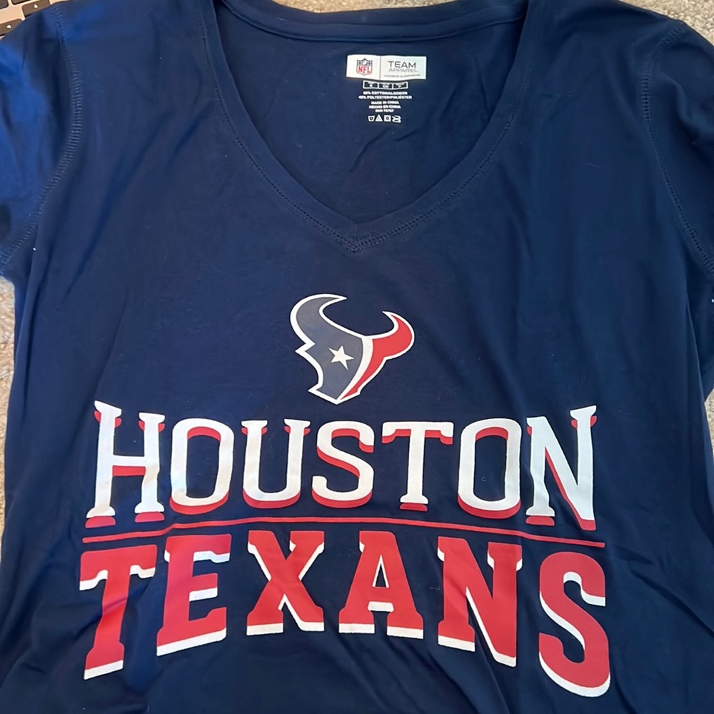 Texans NFL v-neck short sleeve